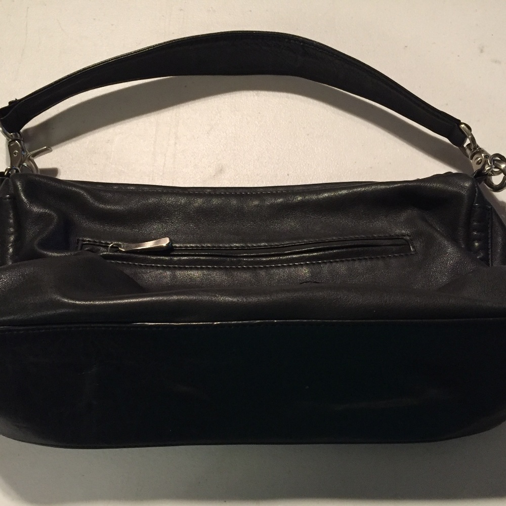 EUC BCBG Maxazria Black Leather Purse